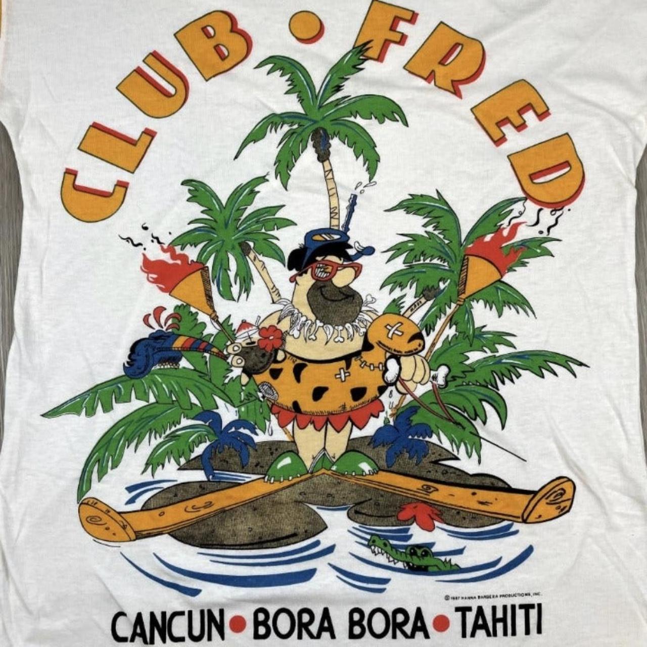 Vintage 1987 Fred Flintstone CLUB FRED Vacation... - Depop