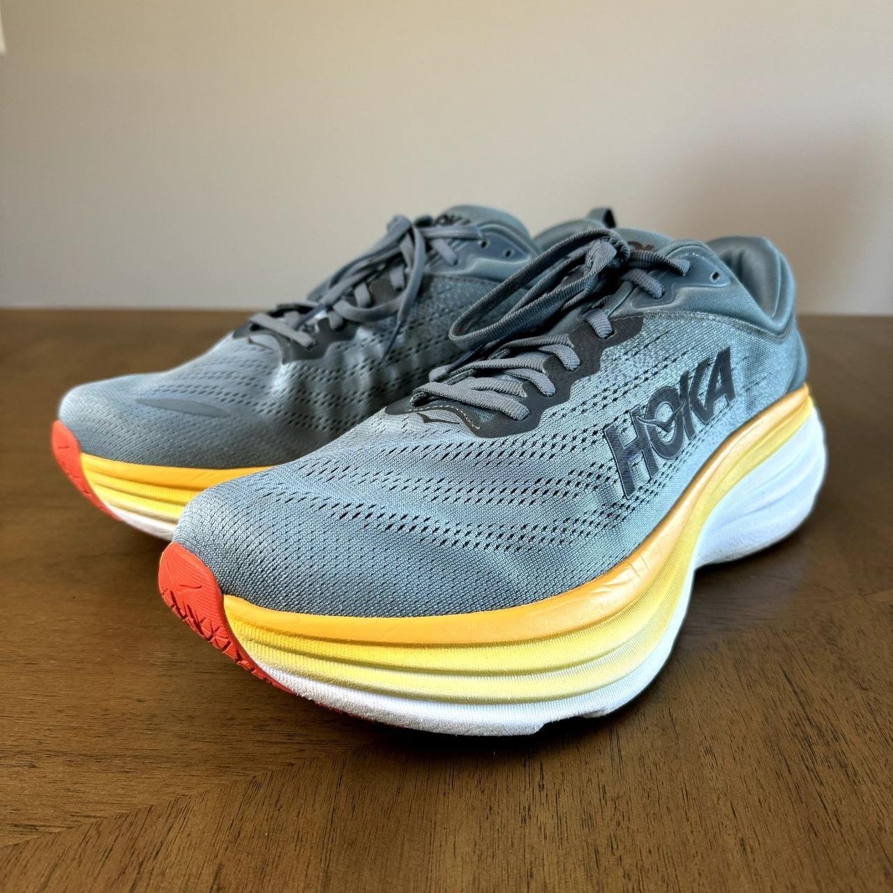 HOKA One One Bondi 8 Wide Men's Goblin Blue Running... - Depop