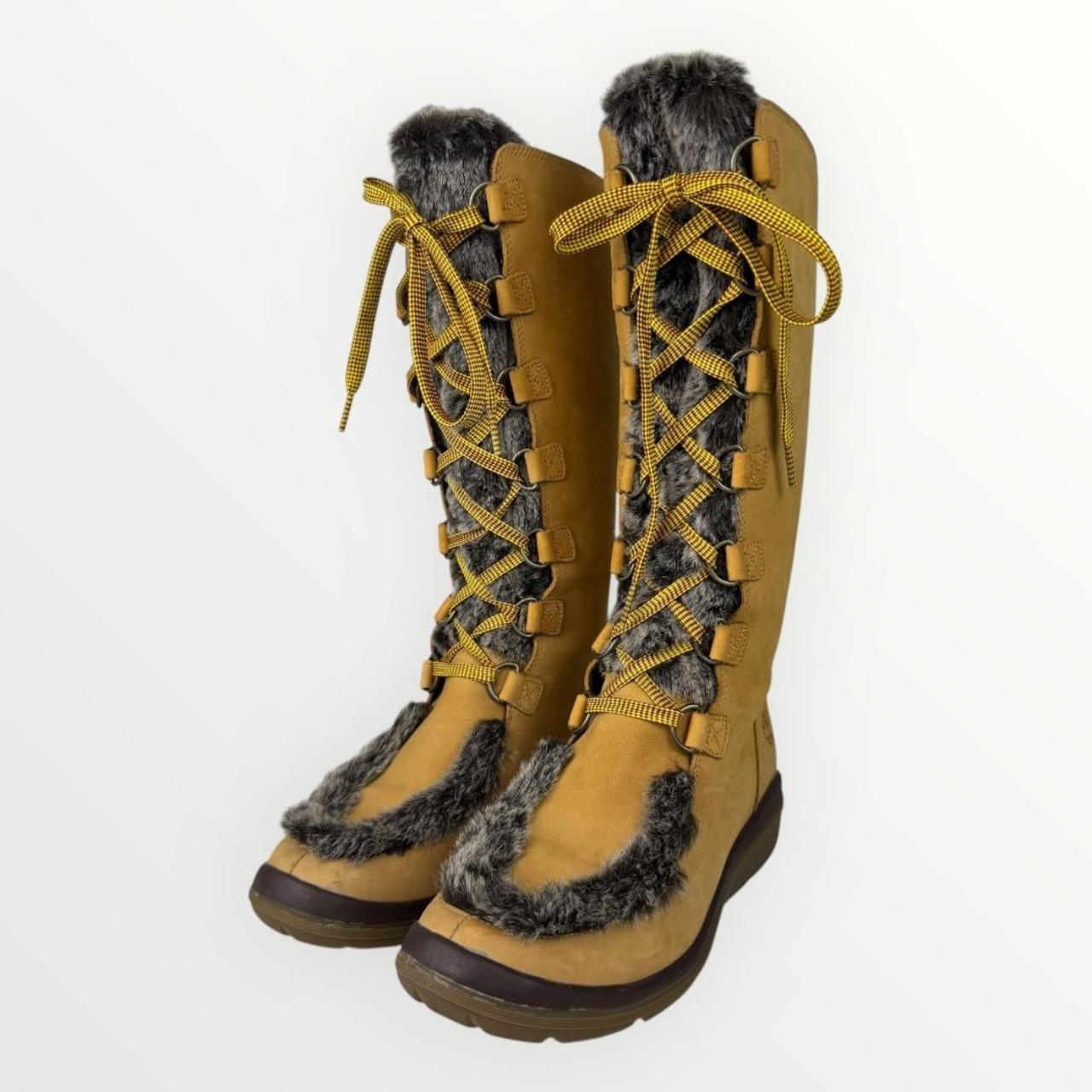 Timberland Women's Mid calf Boots Tan US – Timberland