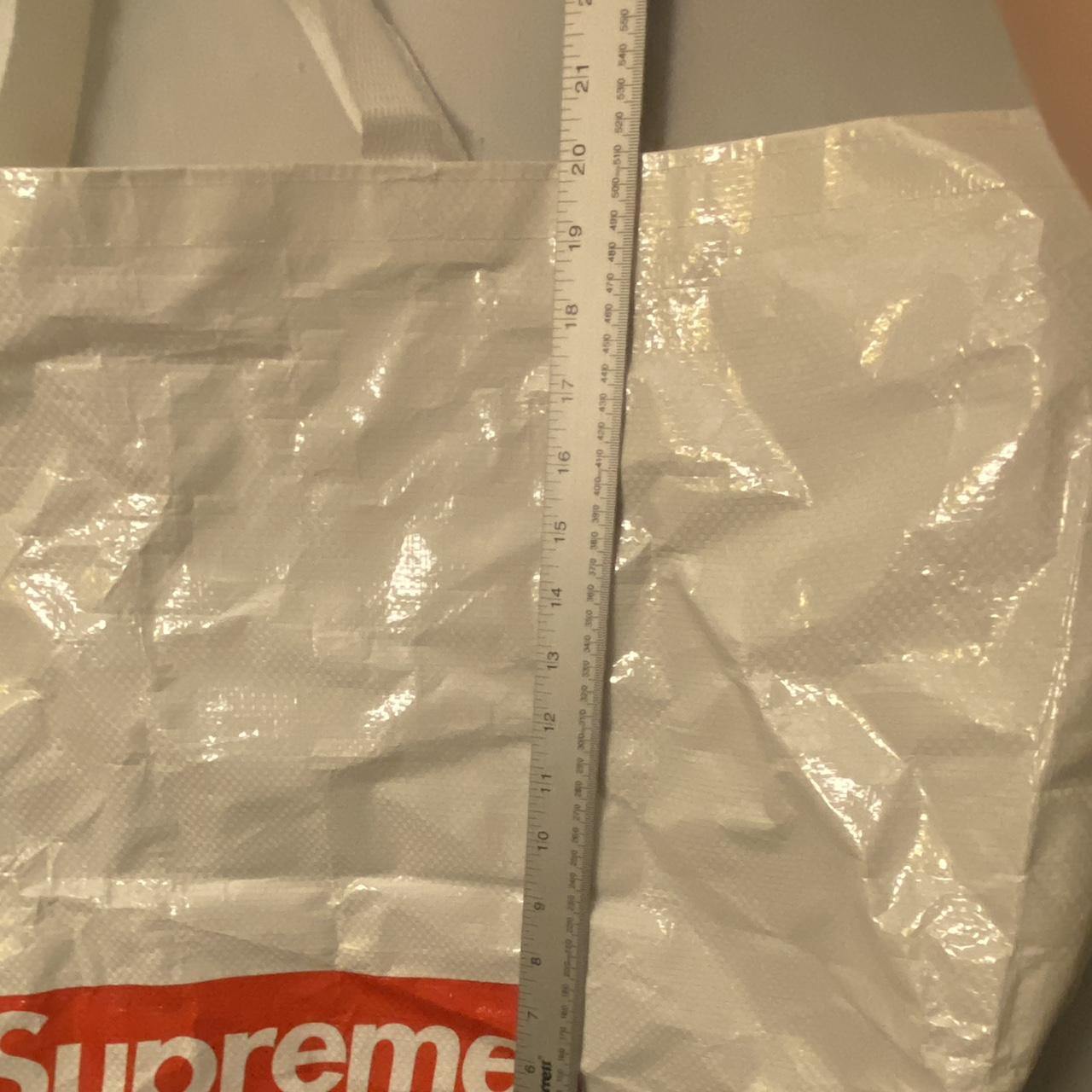 Supreme large reusable shopping bag tote Used once - Depop