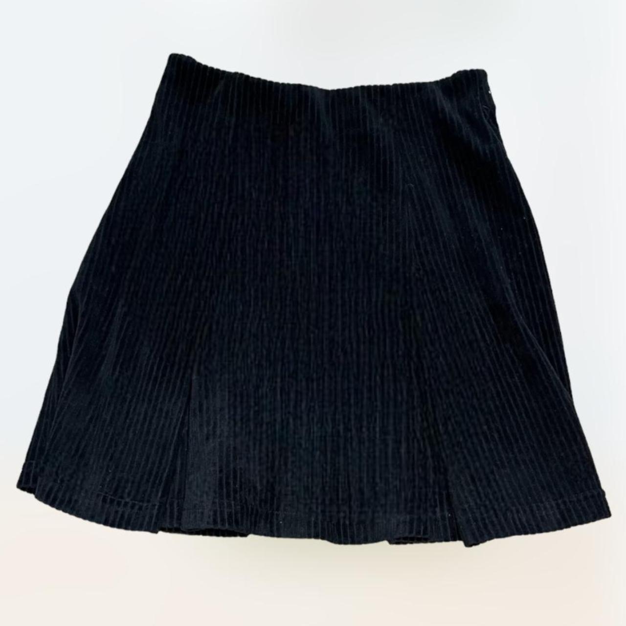 Black Corduroy High-waisted Skirt JFW Contemporary... - Depop