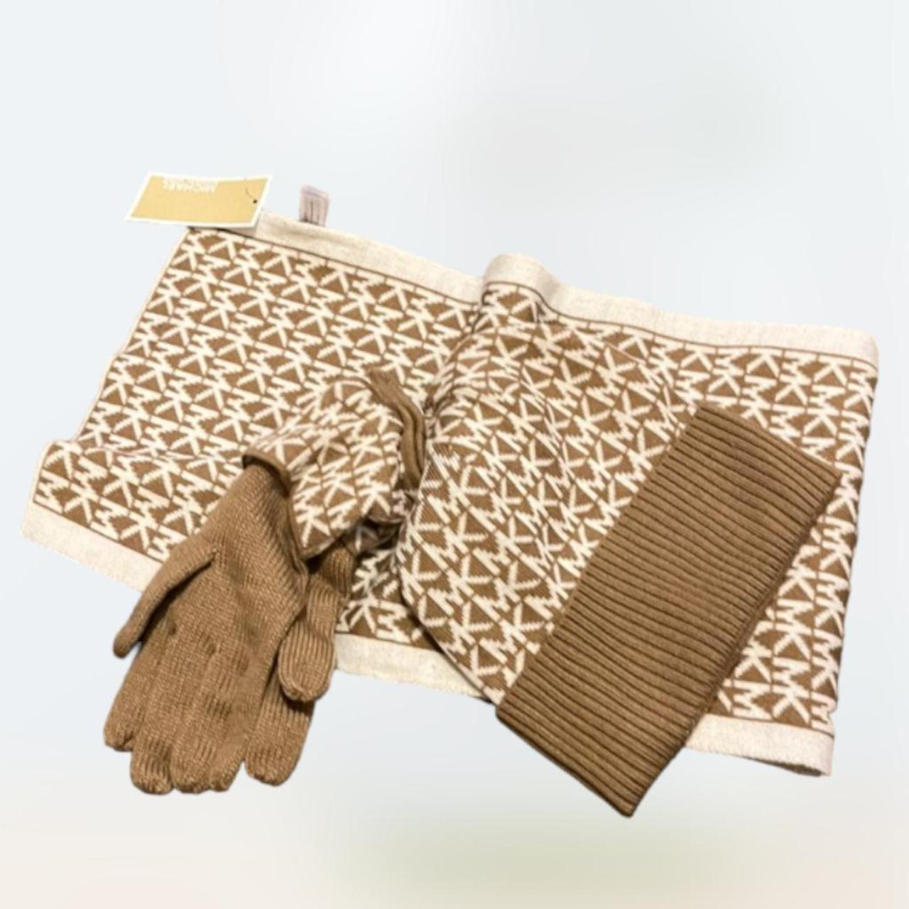 Michael kors scarf hat and gloves on sale