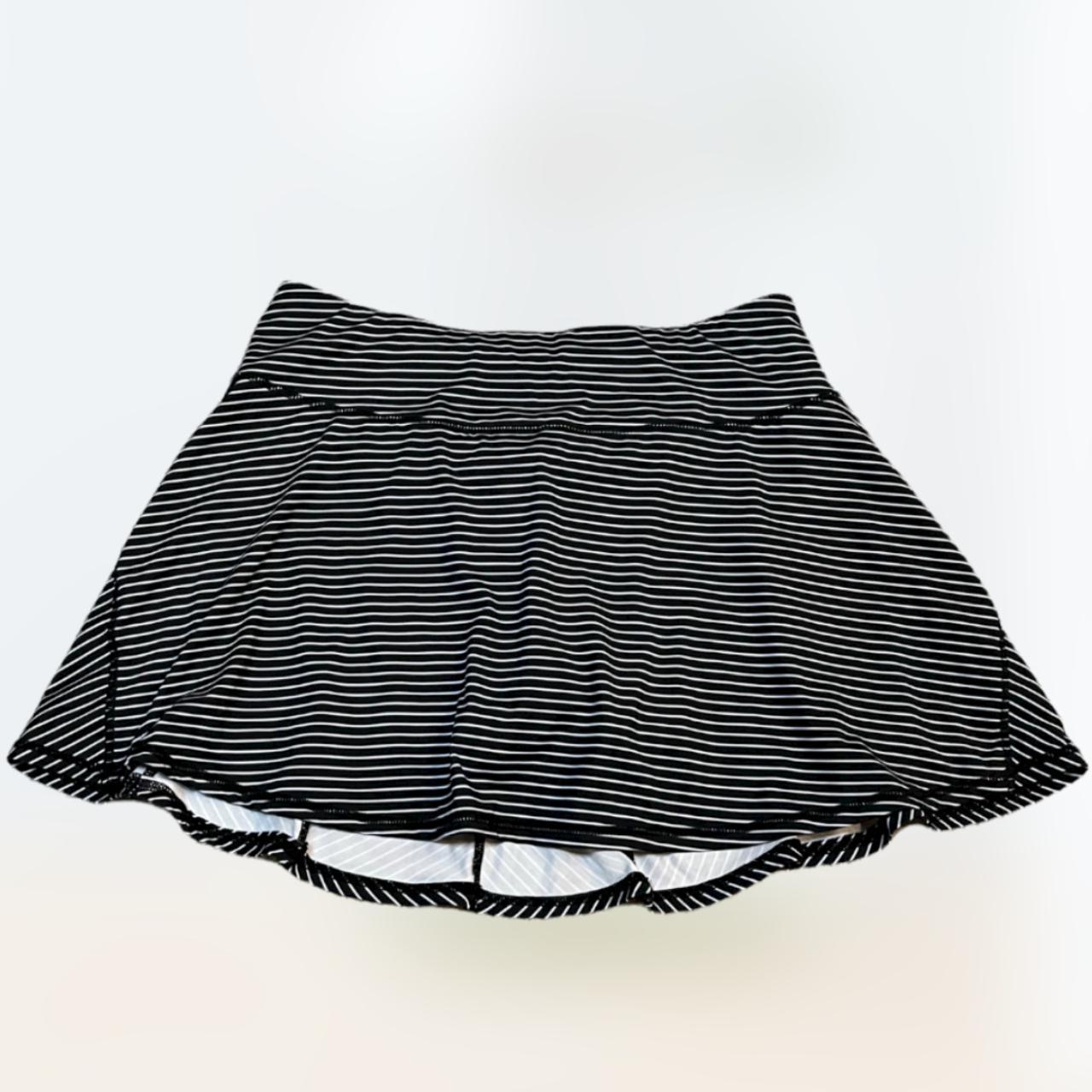 Kyodan striped tennis skirt Kyodan navy and white. Depop