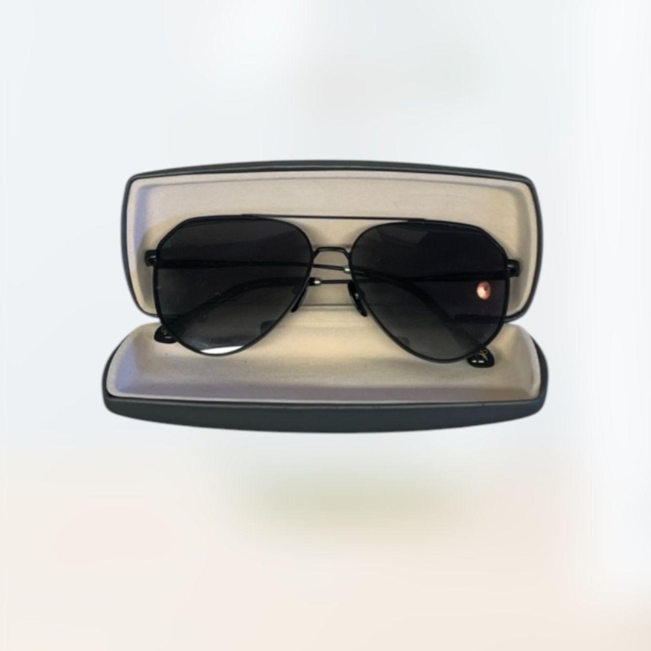 DIFF Men's Aviator Sunglasses - Black – DIFF Geom… - image 1