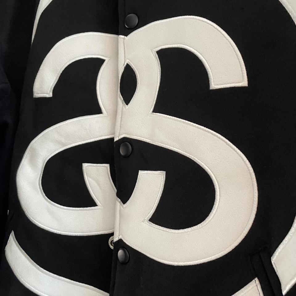 Stussy SS-Link Varsity Jacket Condition: 9/10 Size:... - Depop