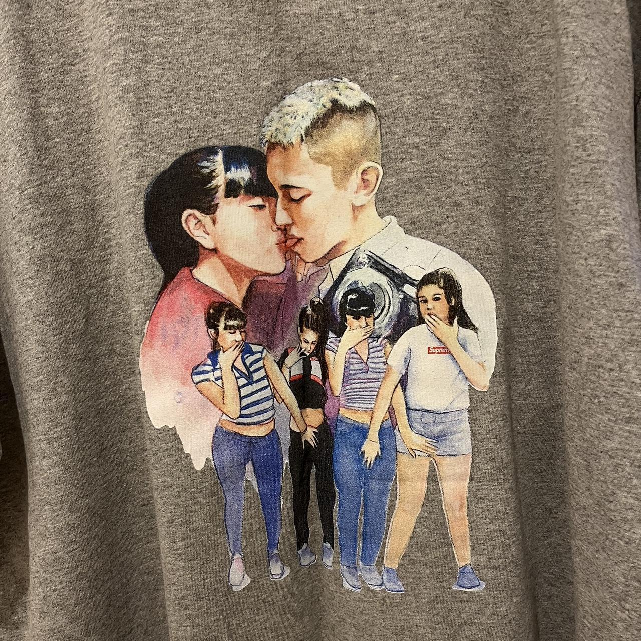 Supreme kiss 2025 t shirt