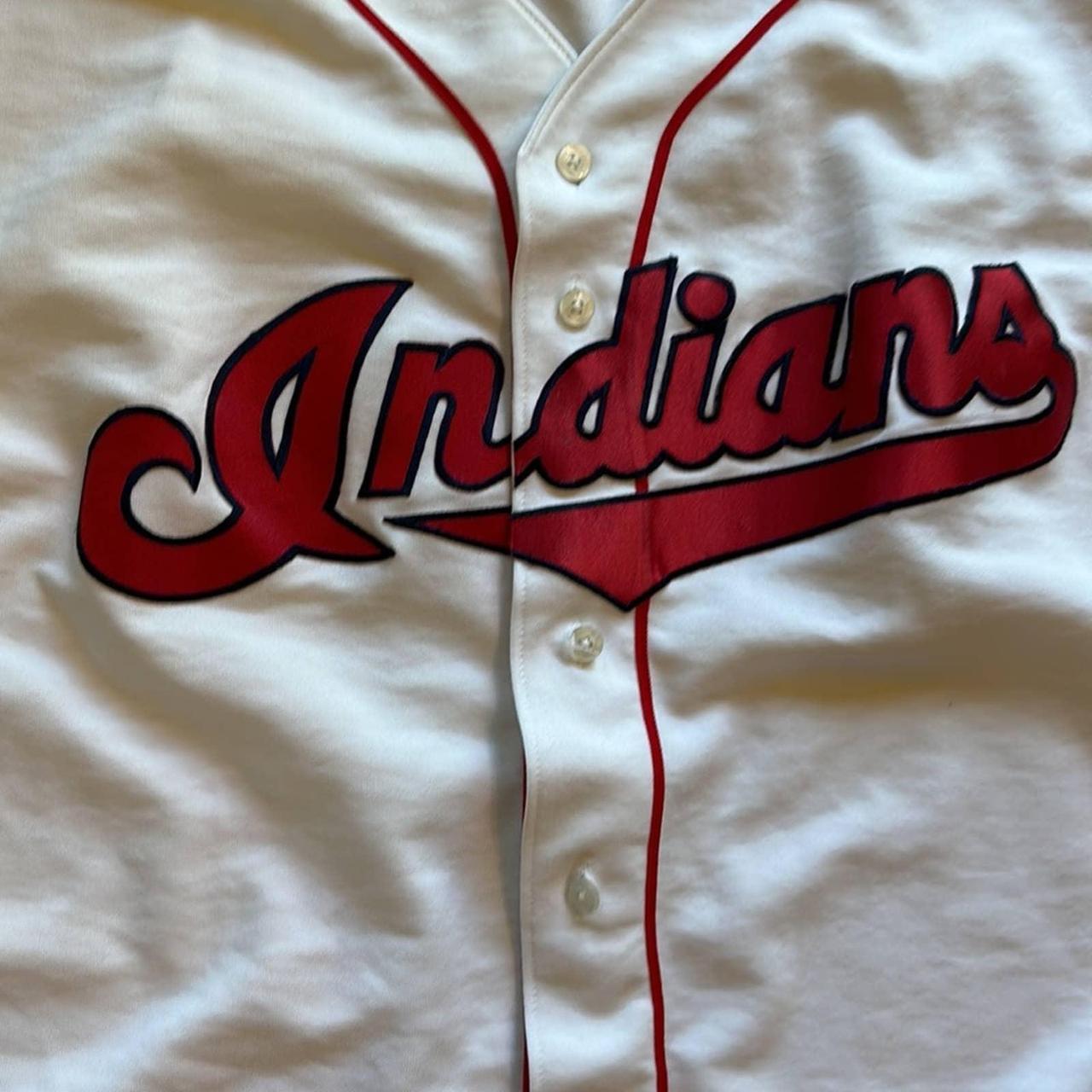 Vintage Cleveland Indians Russell Athletic Baseball Jersey, Size