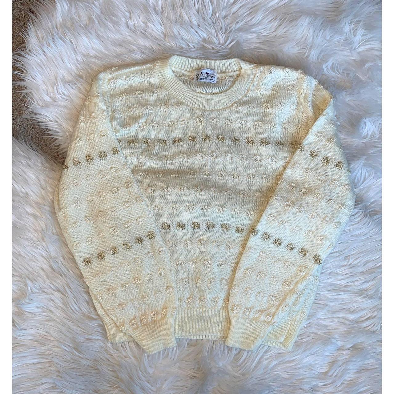 Gold hotsell lame sweater