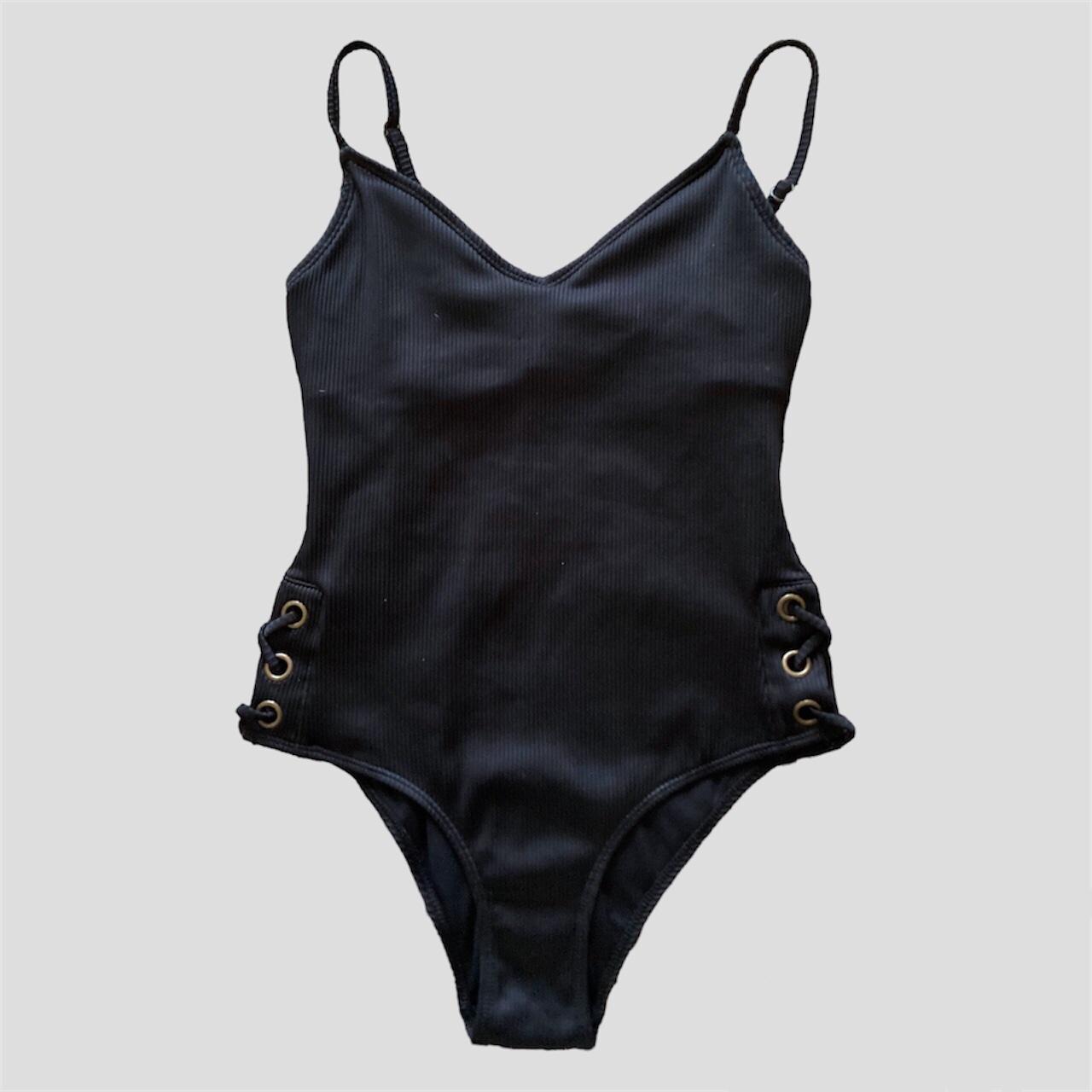 Women's Black Swimsuitonepiece Depop