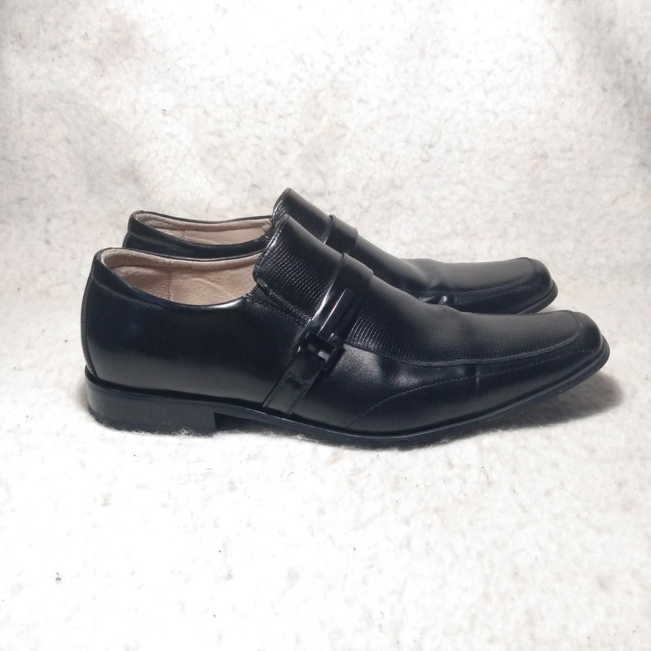 Stacy Adams Men's Black Loafers | Depop