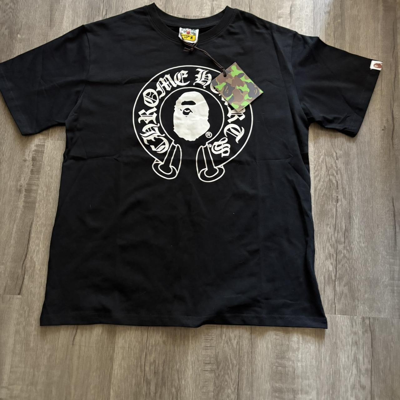 Bathing ape x chrome hearts medium but can fit small | Depop