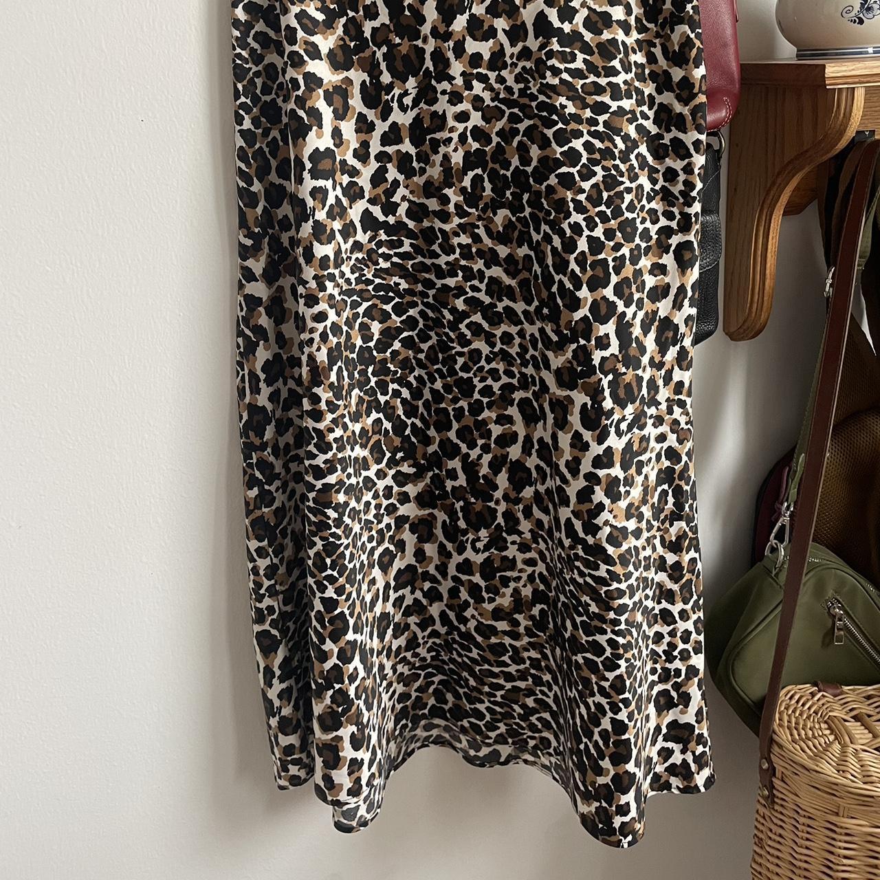 Leopard midi skirt express hotsell