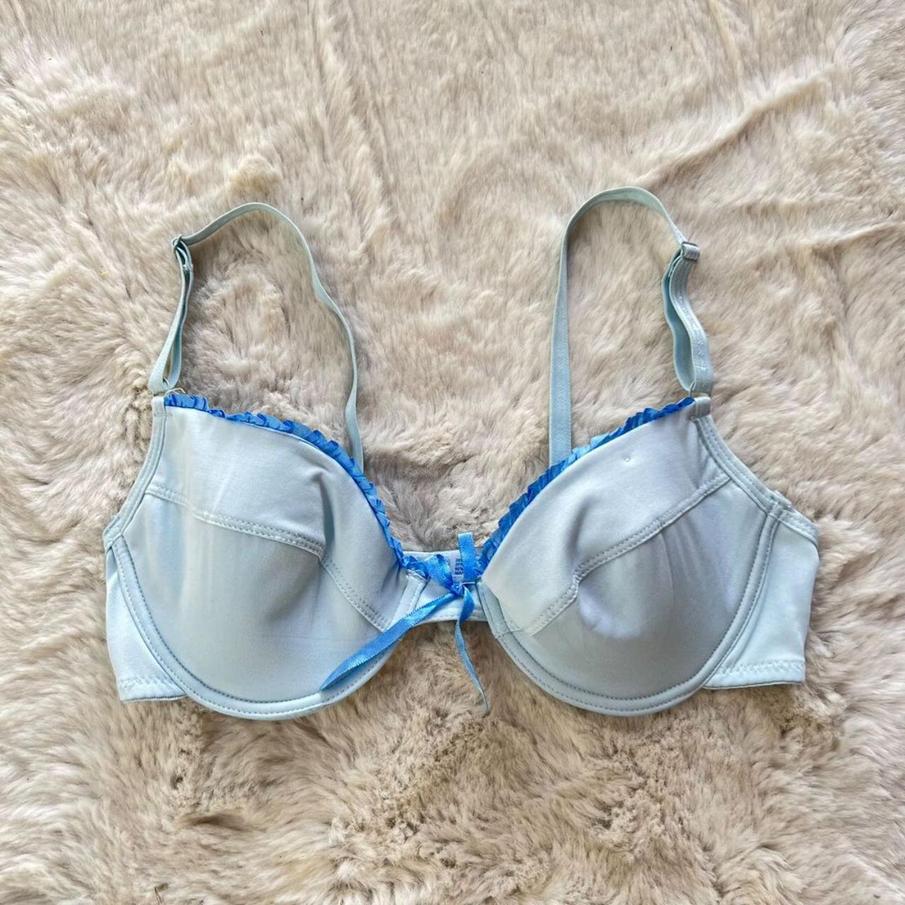 Women's Blue Bra | Depop