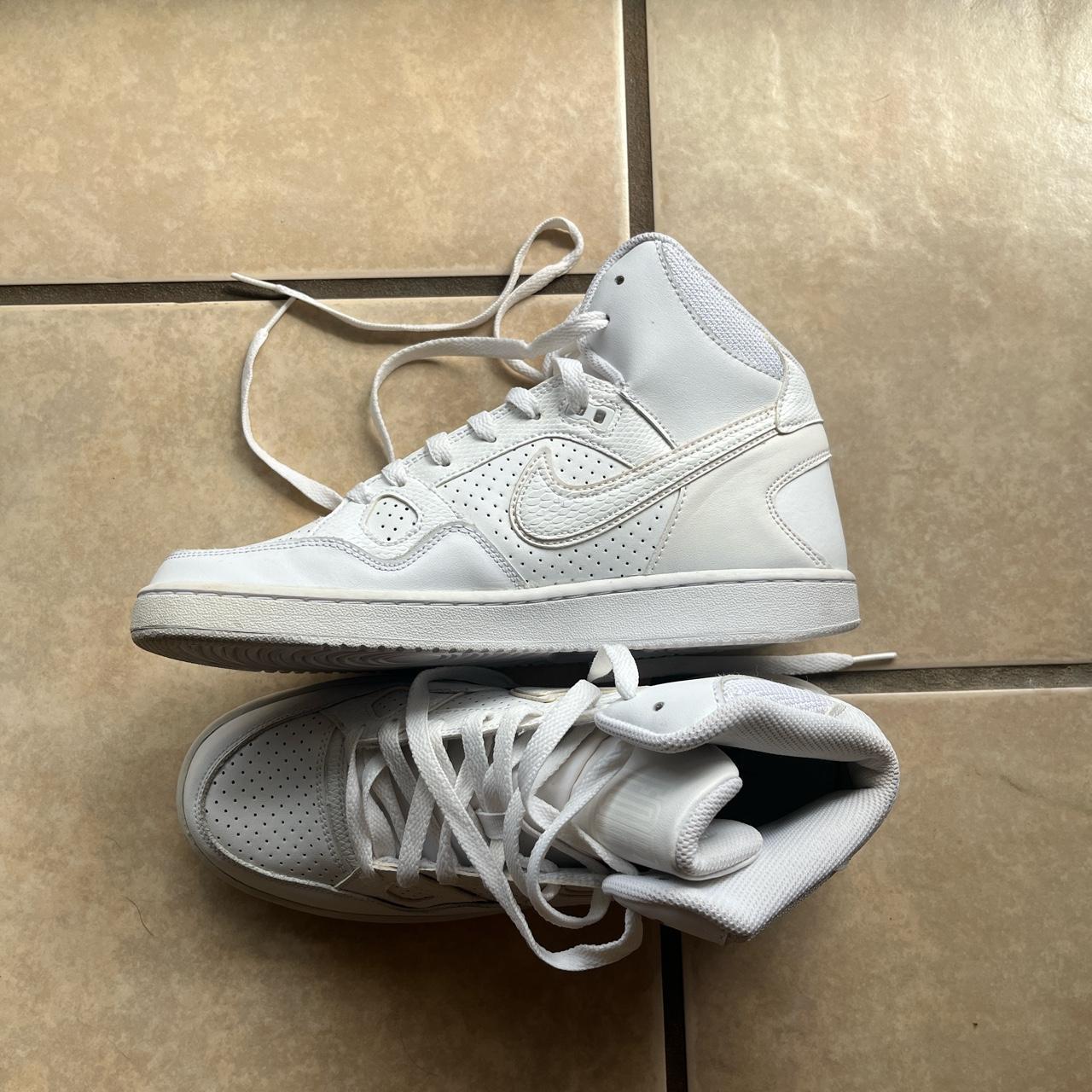 Nike son of force mid clearance white