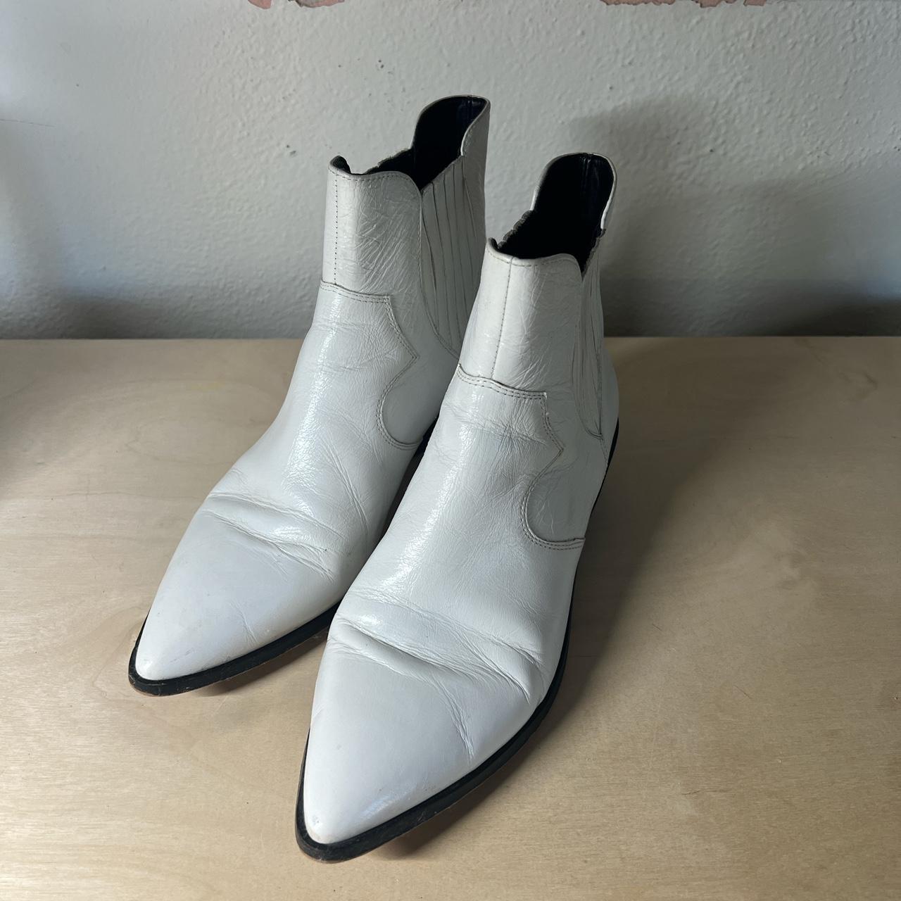 Rebecca minkoff white cowboy on sale boots