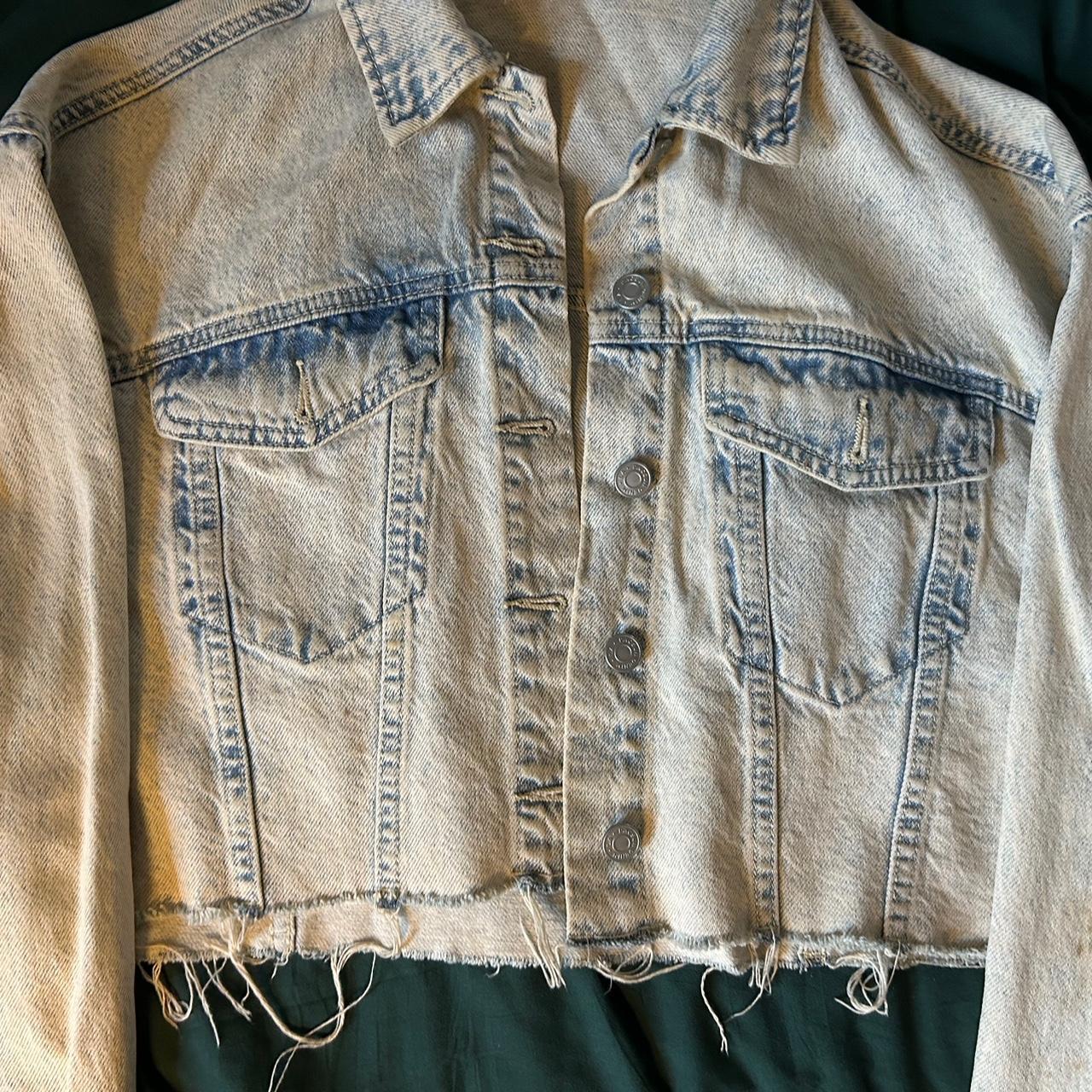PacSun Women's Jacket Blue S – Cropped jean jacket, Pacsun - Main Image