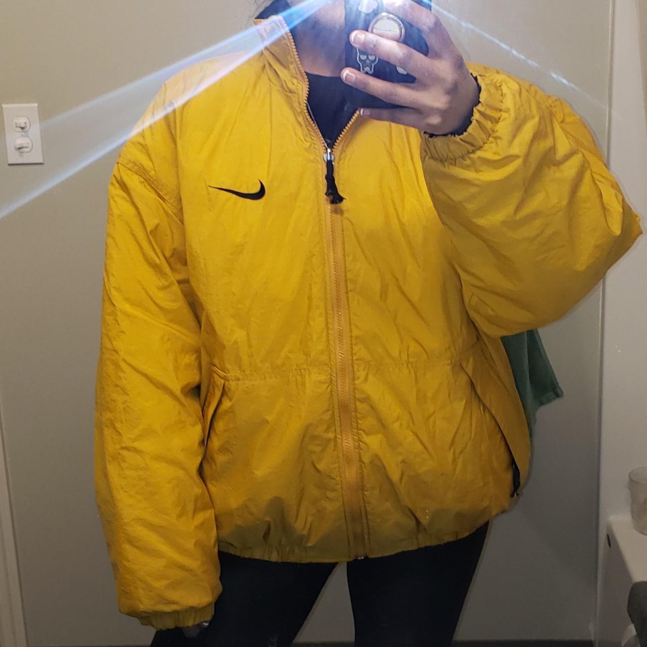 mens yellow nike jacket