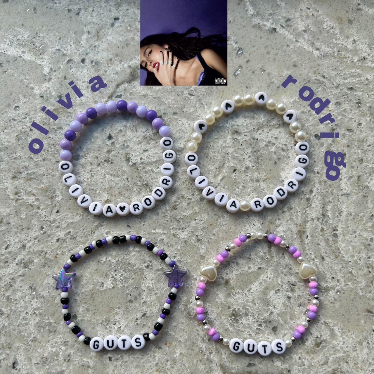 Olivia Rodrigo Bracelets ×3 Message me for bundles - Depop