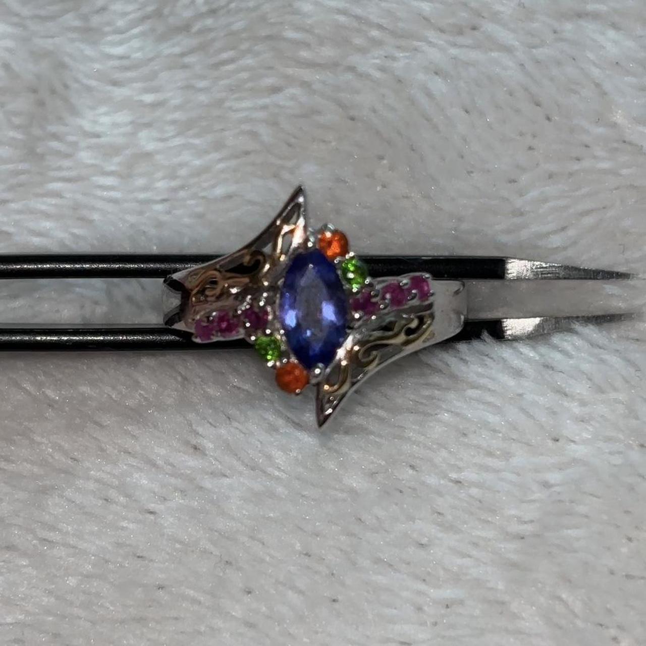 Women's Ring - Multi/Purple – multi colored cockt… - image 2