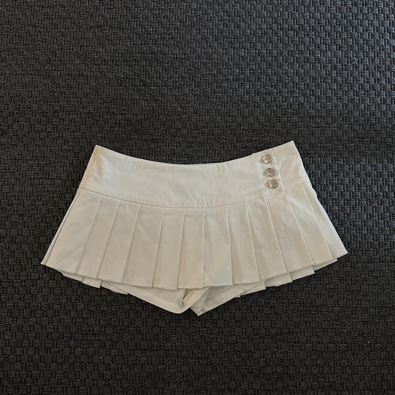 I.AM.GIA Remini skort white XS micro mini skirt with... - Depop