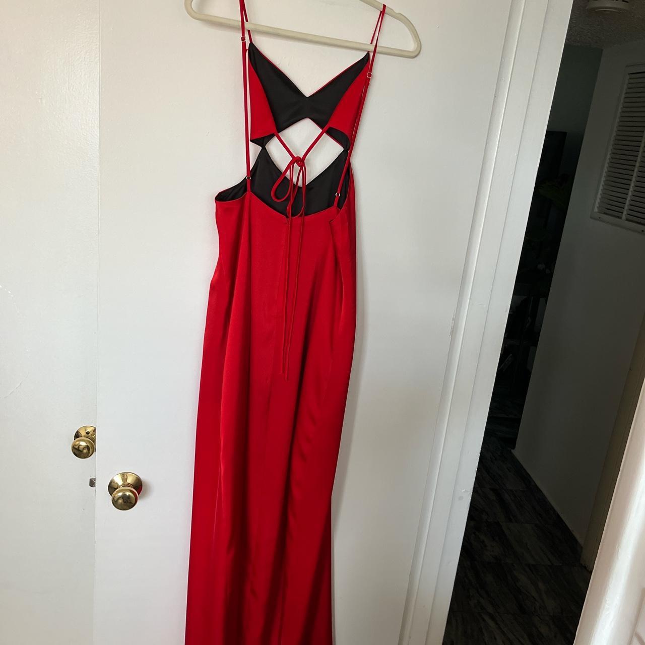 Capulet Women's Red and Black Dress (3)