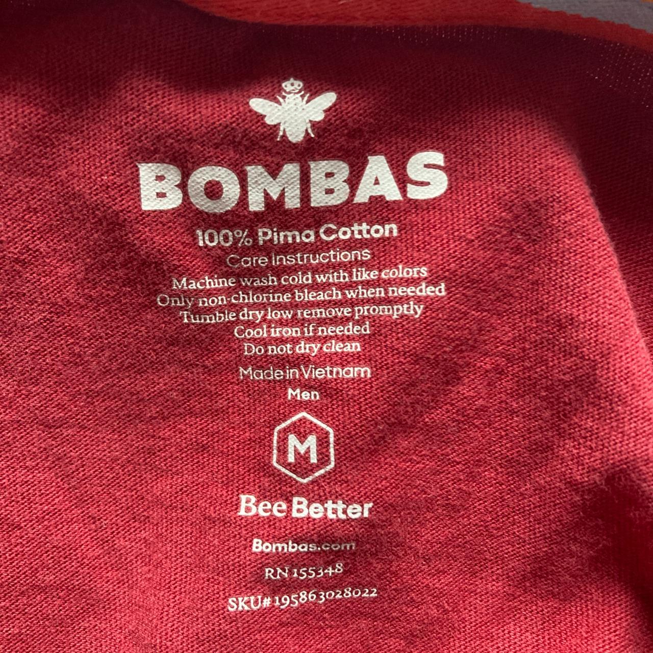 Bombas Men's Red T-shirt (3)