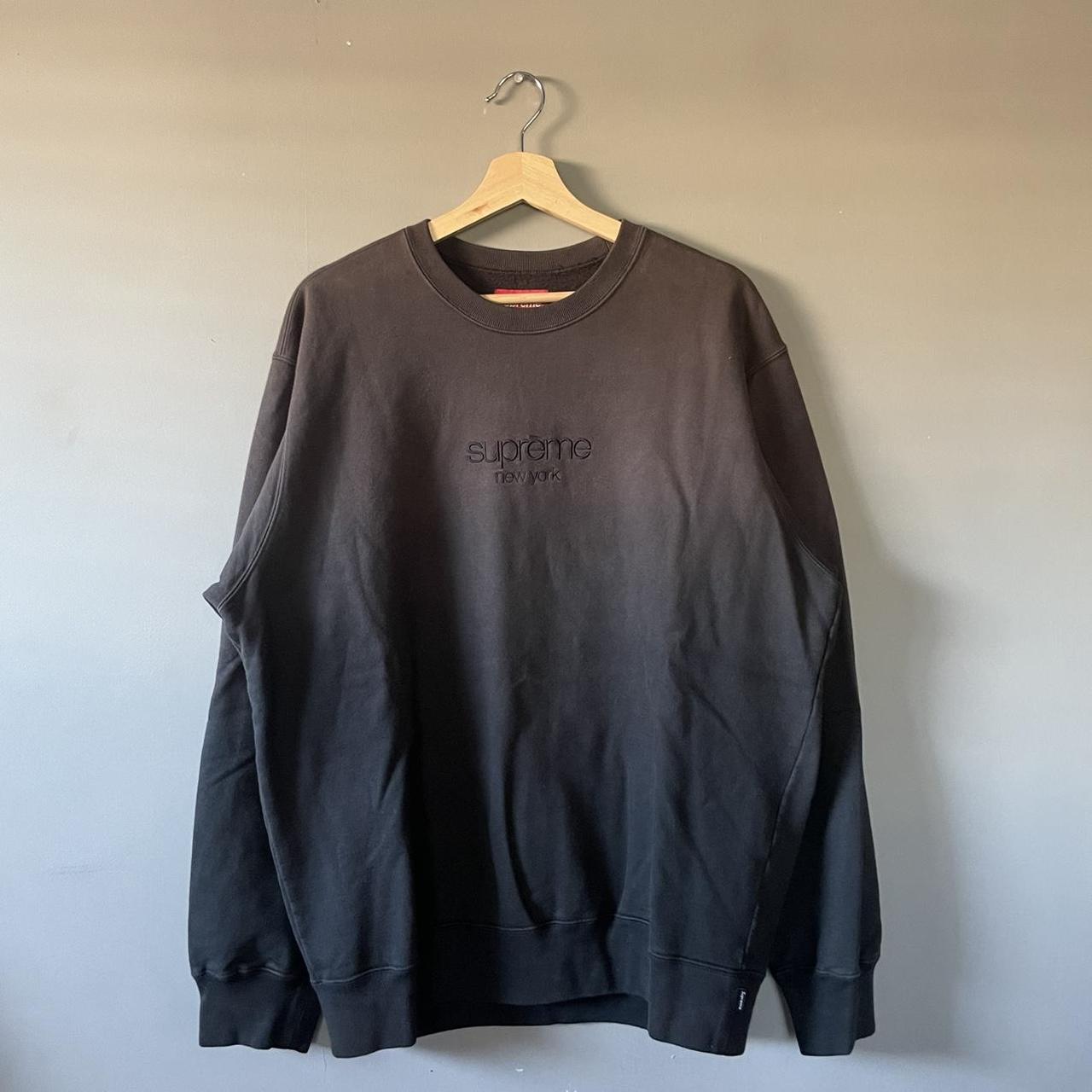 Supreme dipped cheap crewneck black