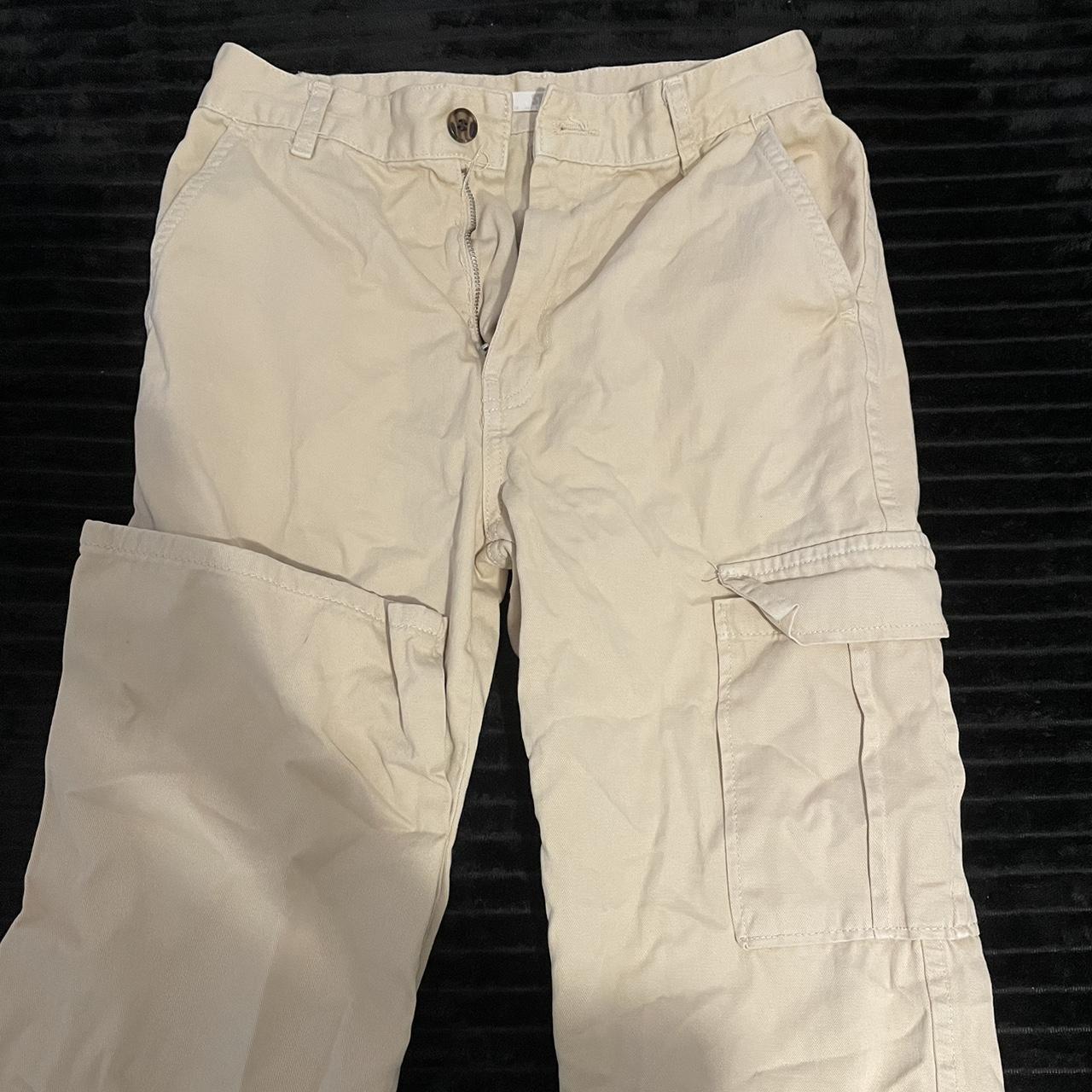 Women's Cream Trousers | Depop