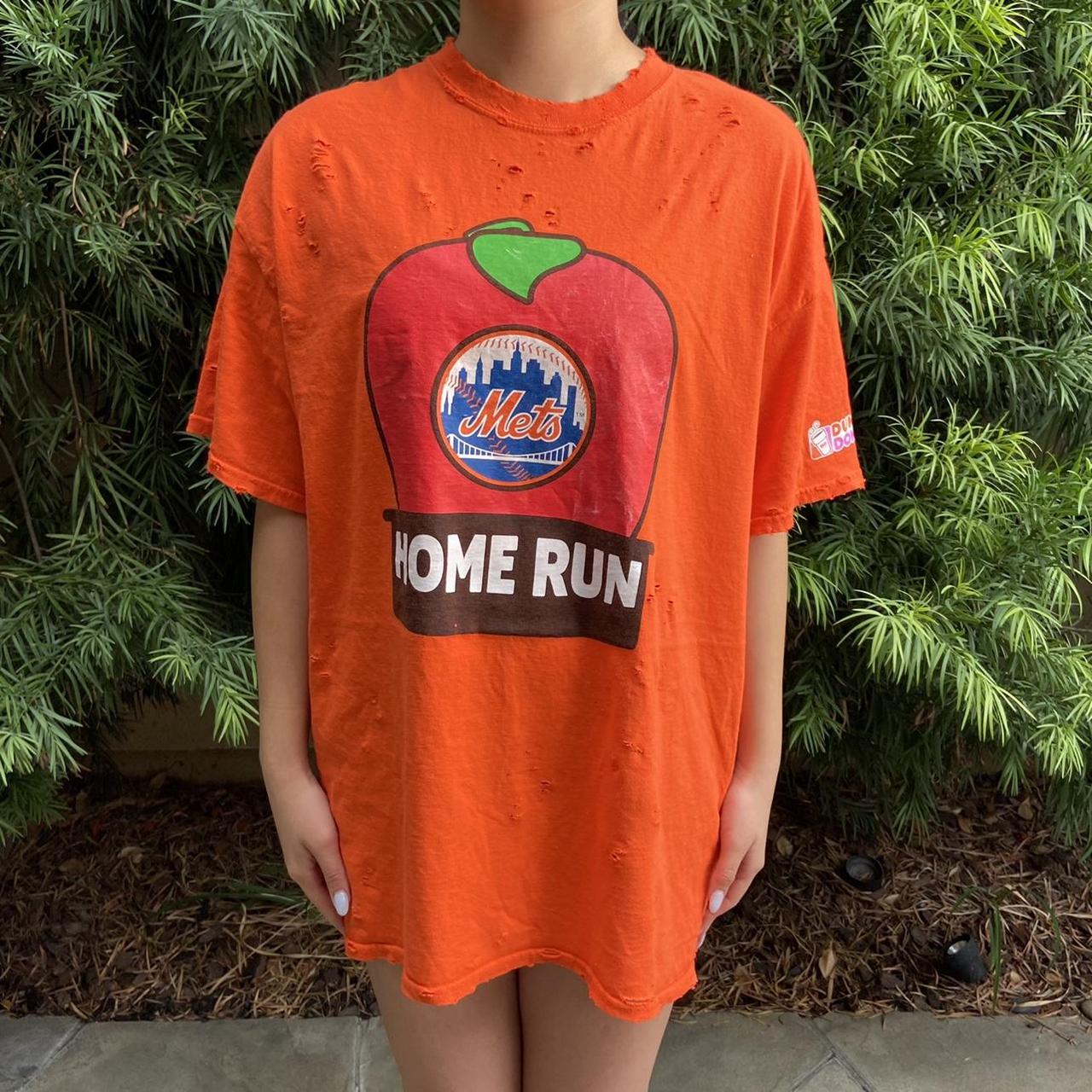 New York Mets T-shirt🌟 NY Mets Home Run Orange - Depop