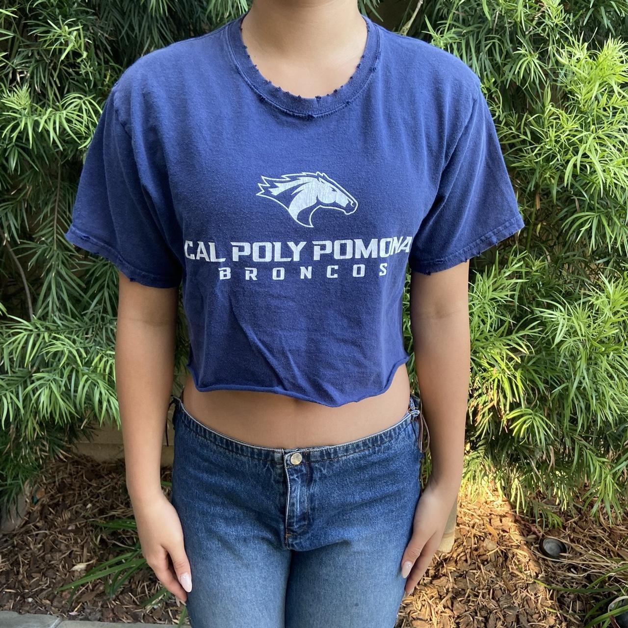 cal-poly-pomona-crop-top-cal-poly-pomona-navy-depop