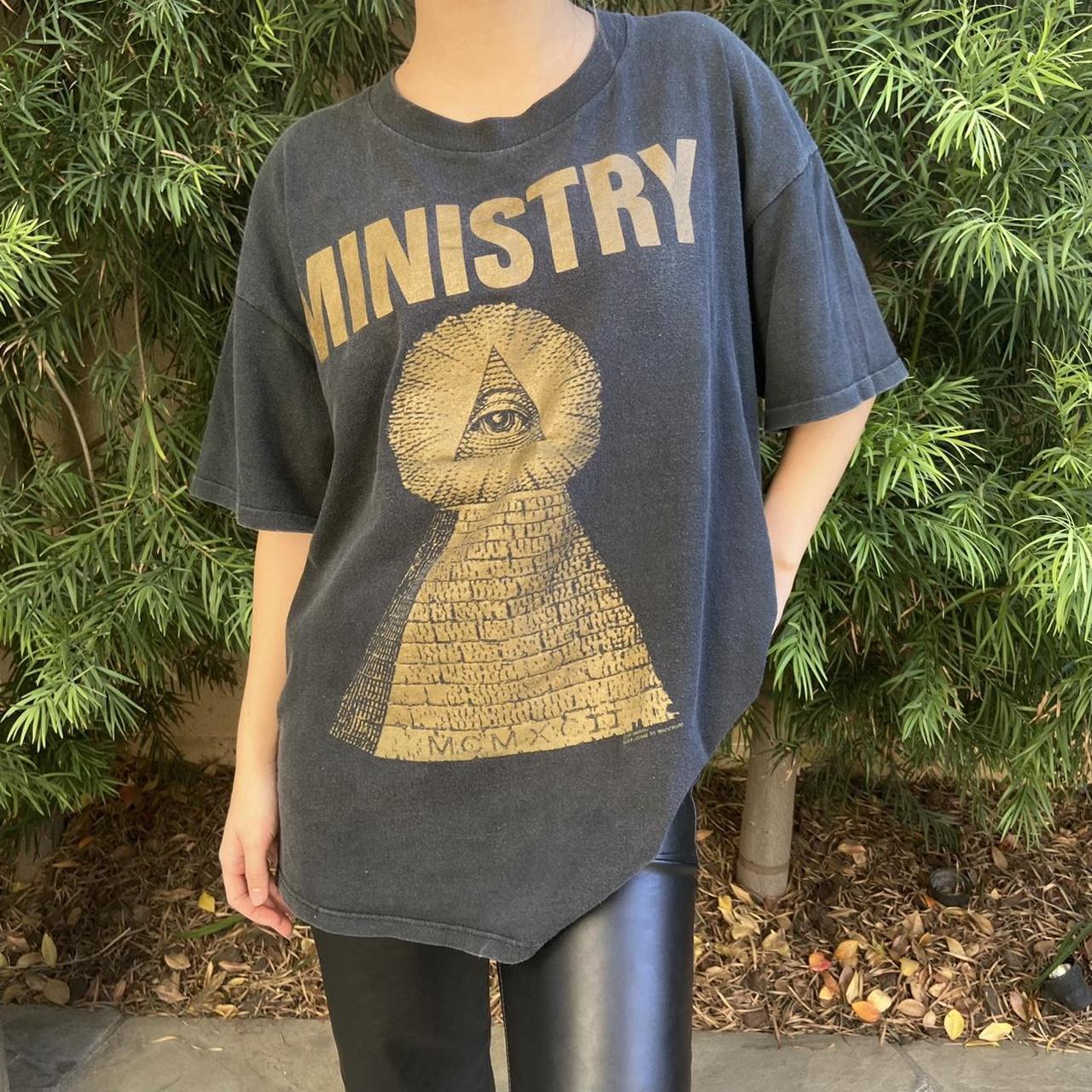 Ministry Tシャツ XL Ministry Heavy Metal T-shirt Ministry Rock Heavy | Depop