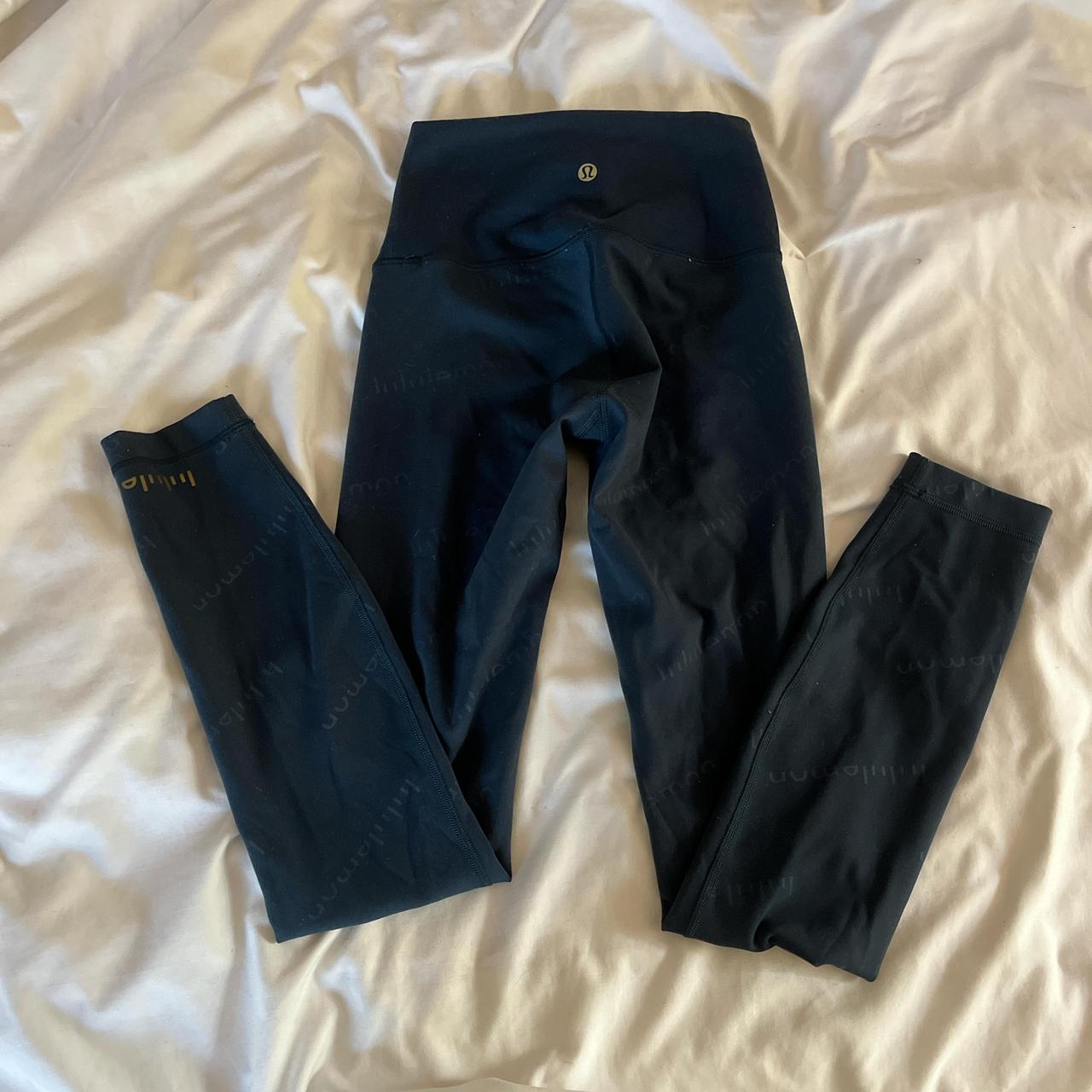 Lululemon Leggings with details on the legs Great... - Depop