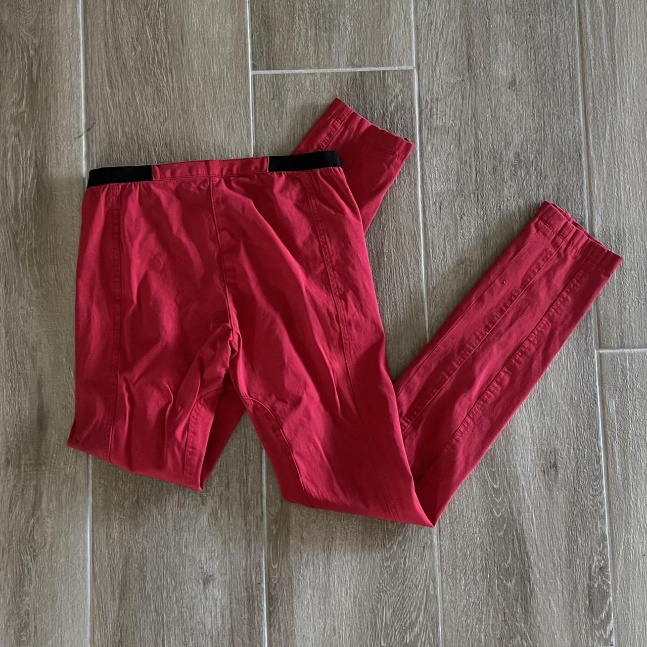 BCBG MAXAZRIA red leggings pants size small These Depop