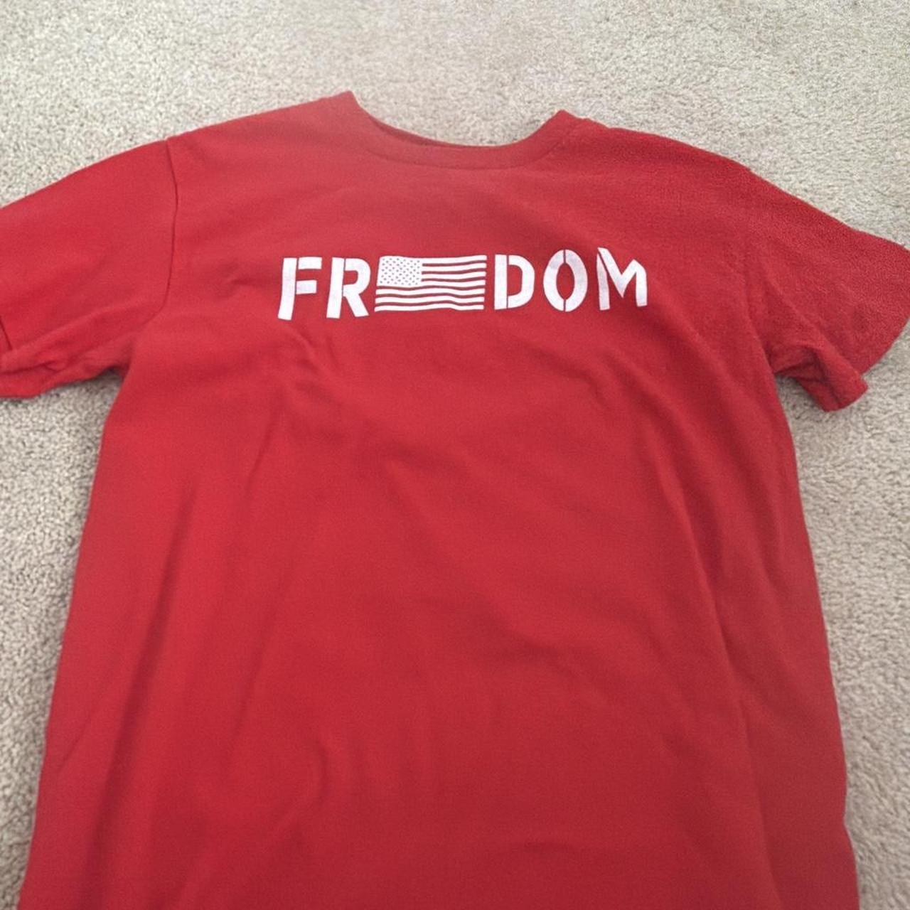 Mr freedom women's red t-shirt