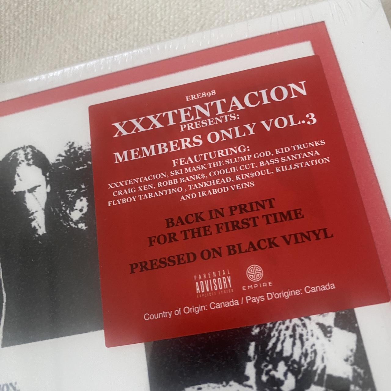 XXXTENTACION Members Only Vol. 3 black... - Depop