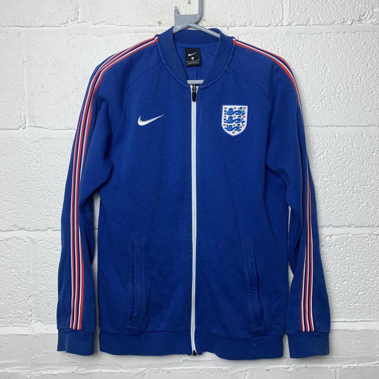 🌼Features: 00s Nike England badge zip up track | Depop