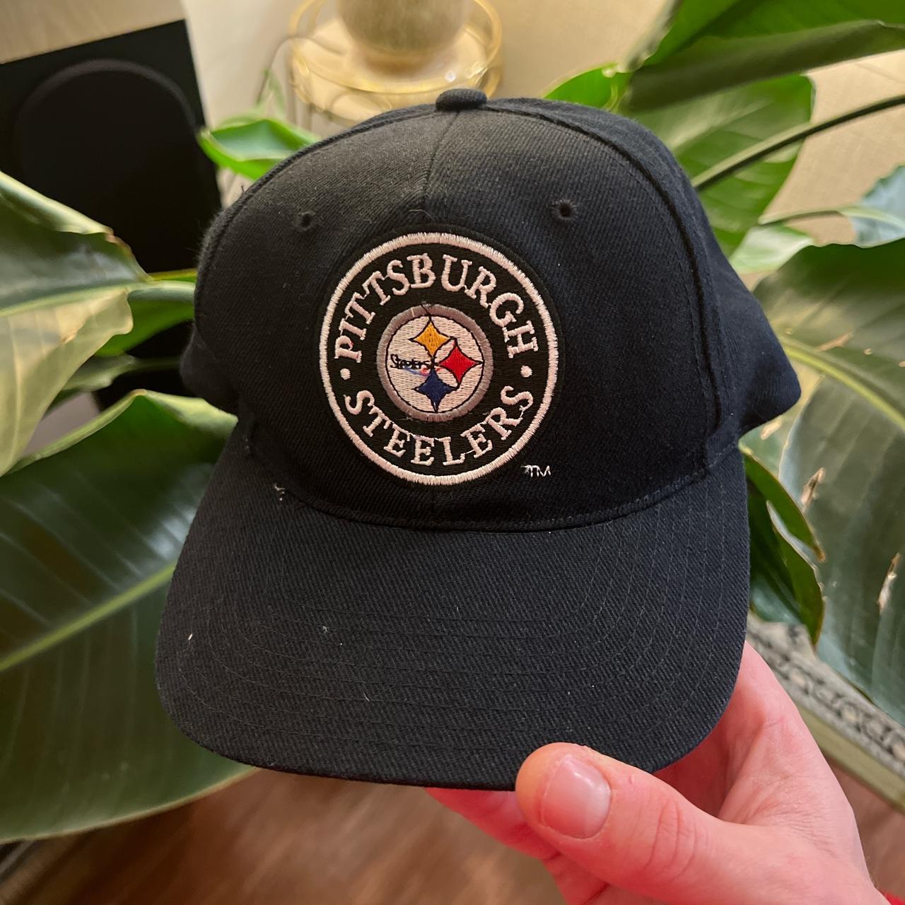 Vintage Pittsburgh Steelers Hat NFL Cap Snapback - Depop