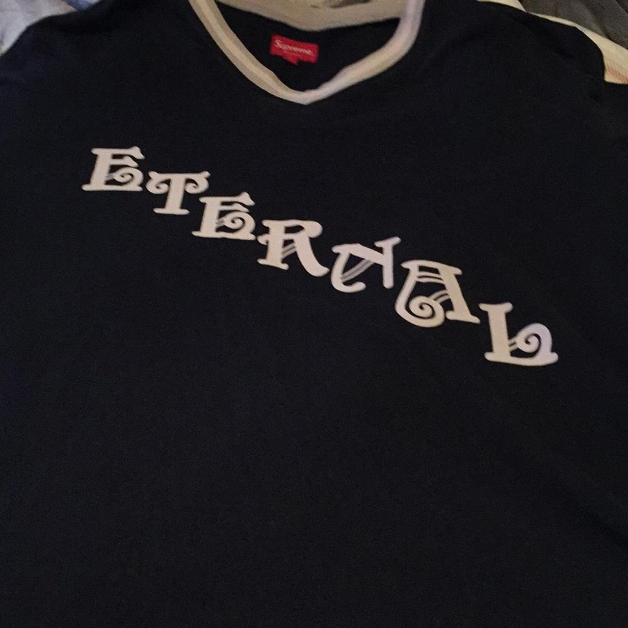 Men’s supreme “eternal” ringer t shirt size large.... - Depop