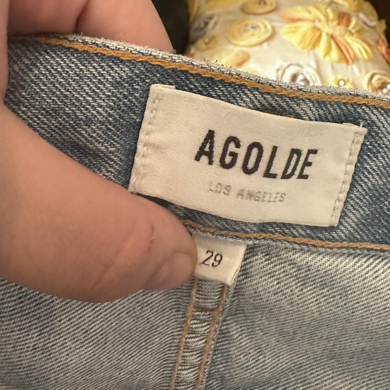 AGOLDE 90s pinch waist jeans in Tin Foil. New with Depop