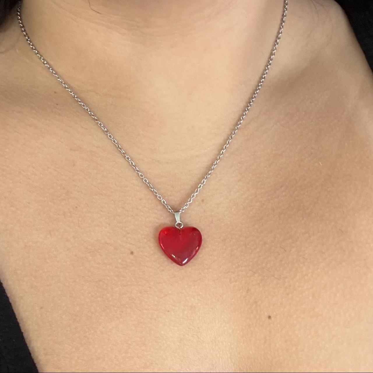 Heart Pendant Necklace – Brandy Melville