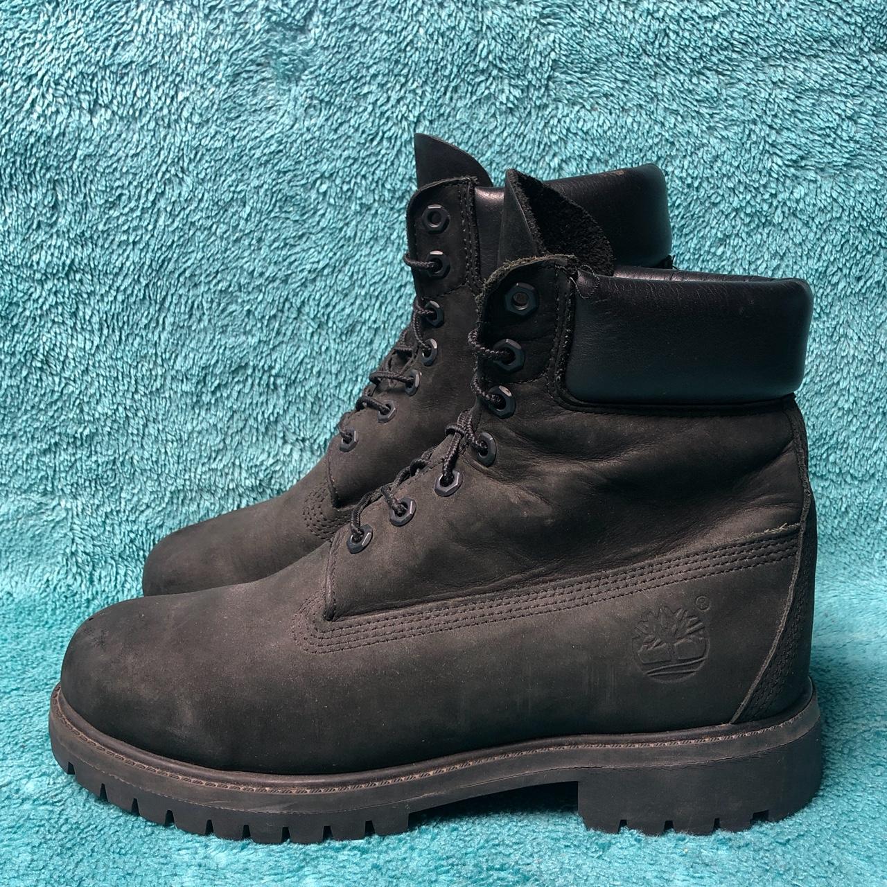 Timberland Men's Black Boots | Depop