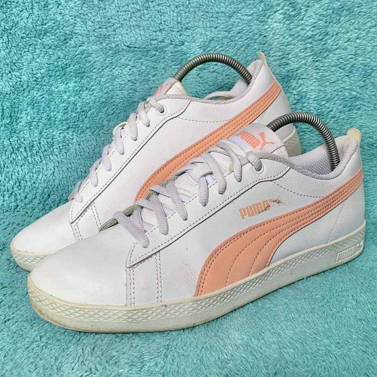 Peach puma trainers online