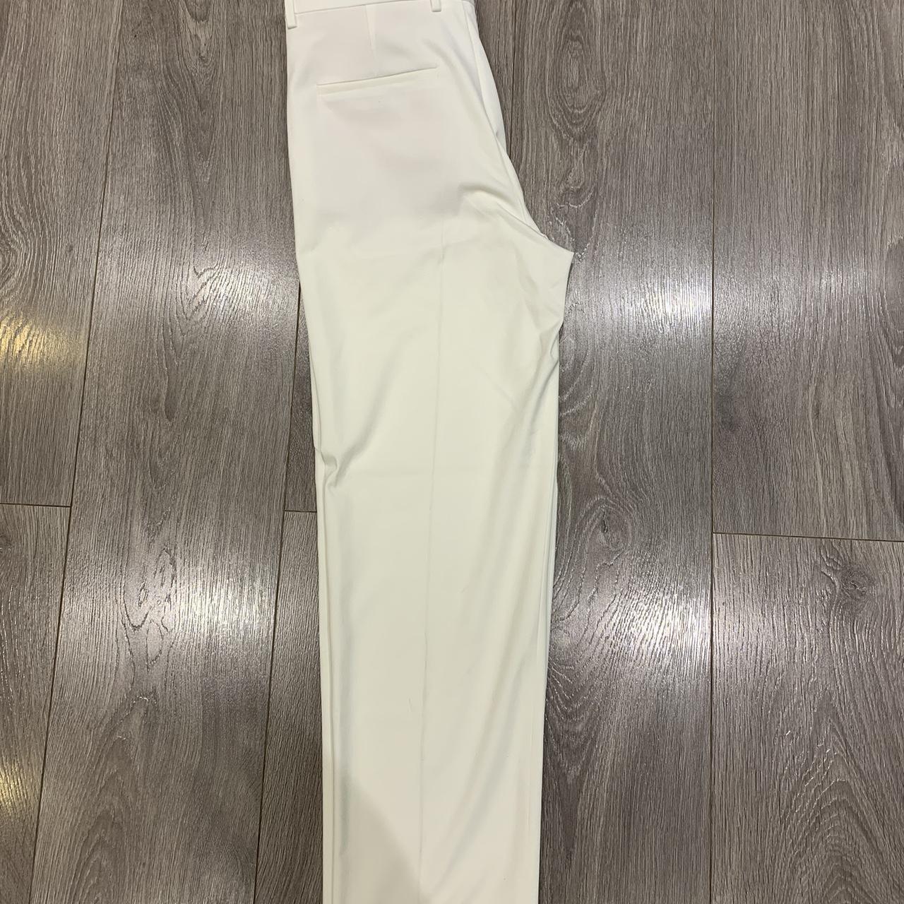 Zara Men's White Trousers Depop