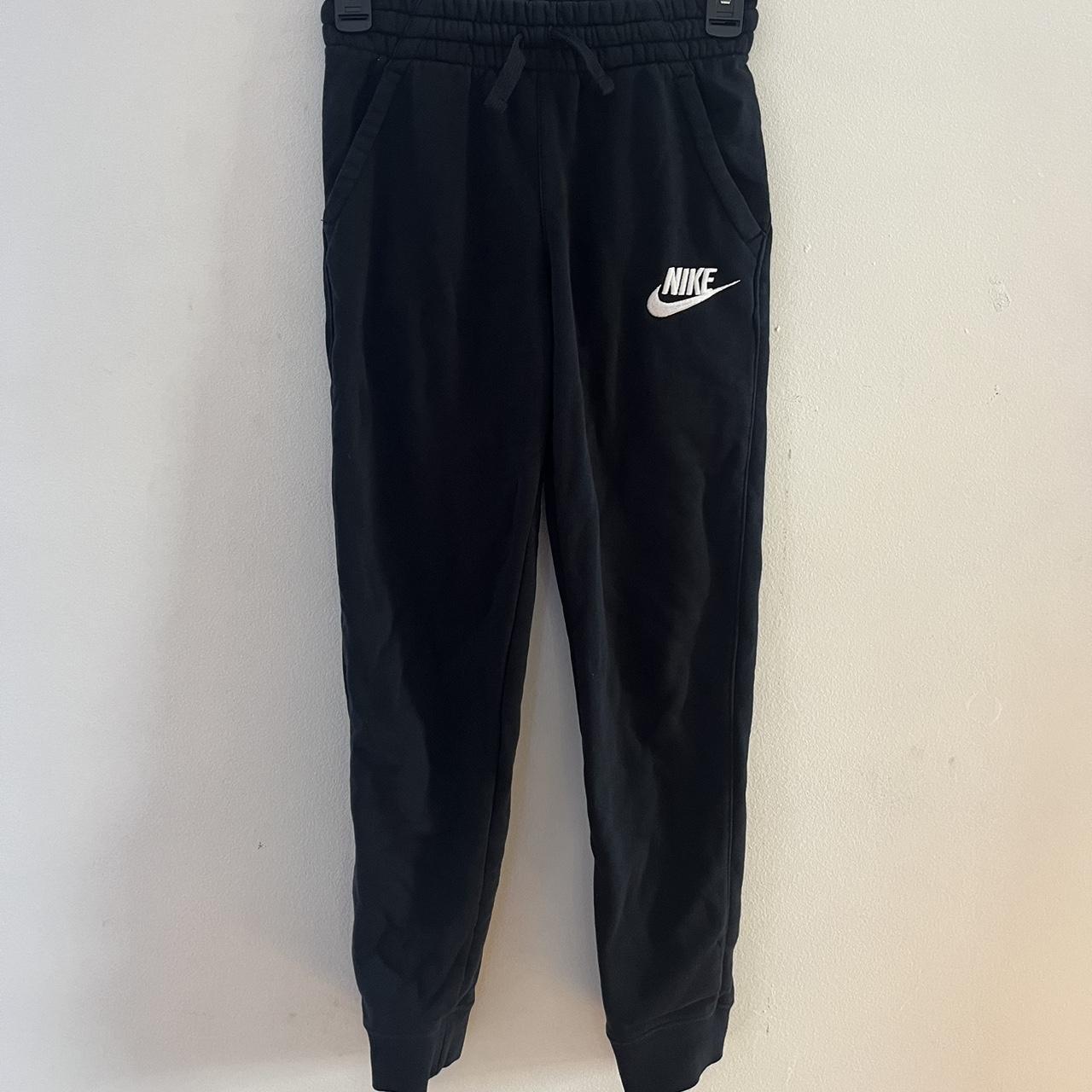 Black Nike sweatpants. #kids #nike #sweatpants - Depop