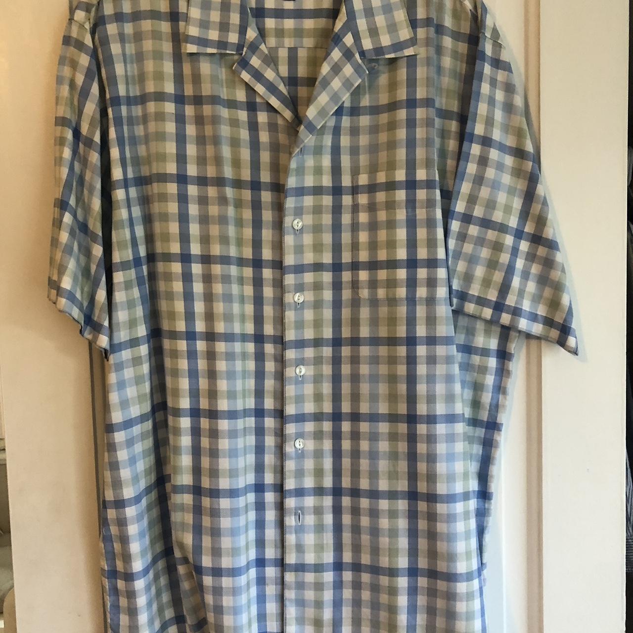 Austin Reed men’s large button-down casual shirt - Depop