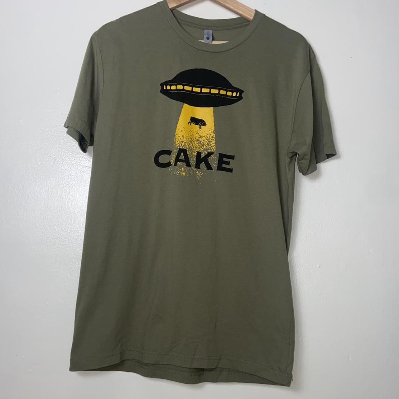 * 2010s modern reprint CAKE band tee shirt with “UFO... Depop
