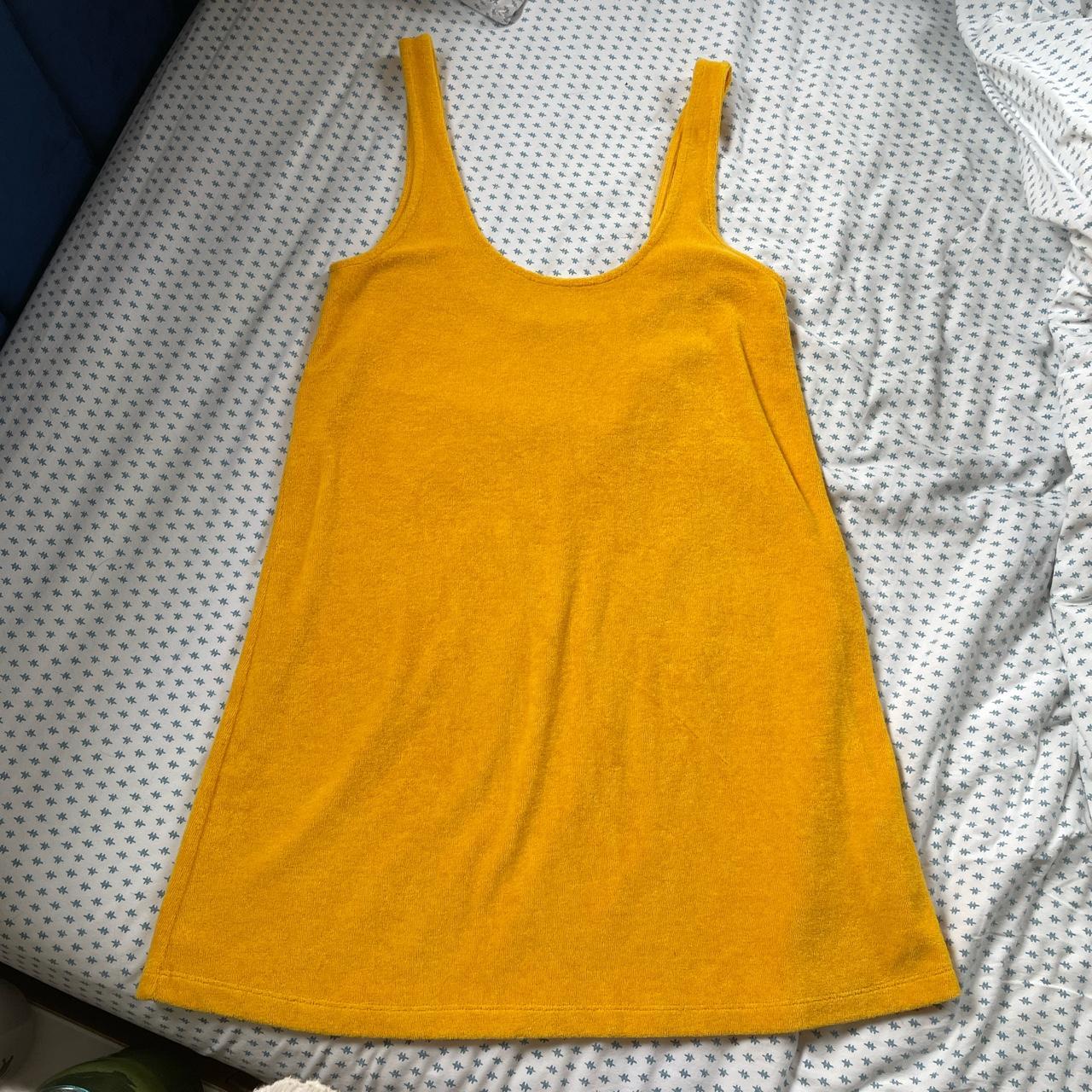 Zara Towel Material Cover Up Mini Dress Depop