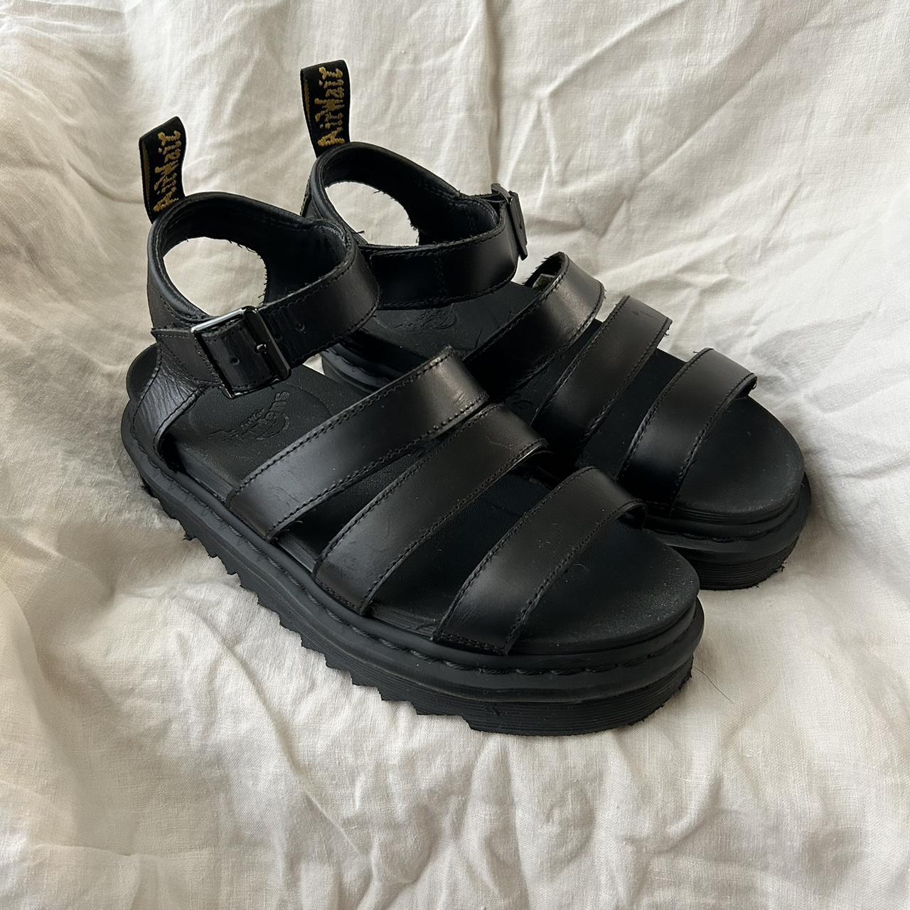 Dr. Martens Women's Black Sandals | Depop