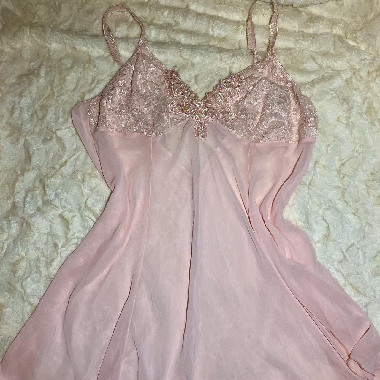 Babydoll Blush Pink Lingerie In Great Conditions Depop