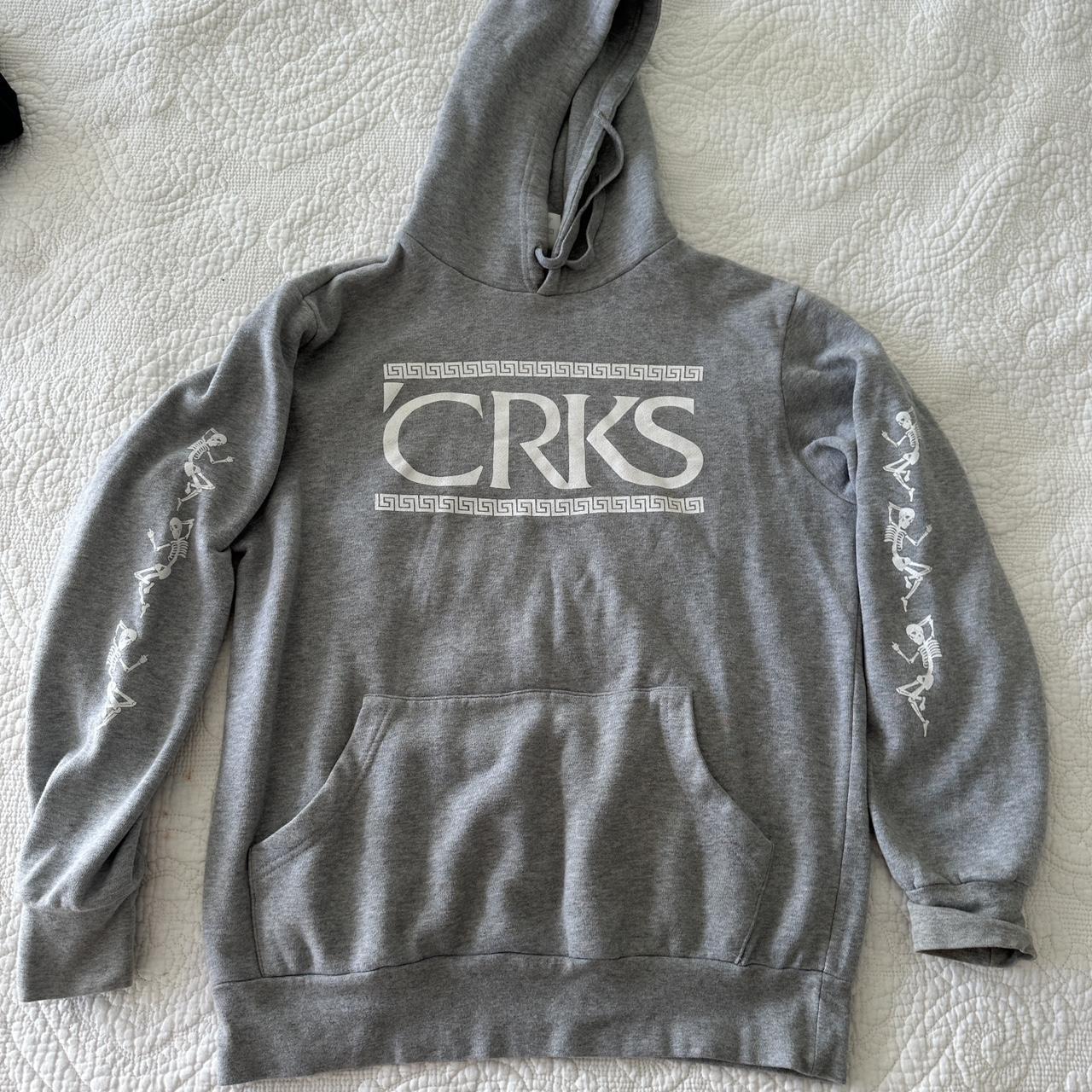 Crooks and castles online grey hoodie